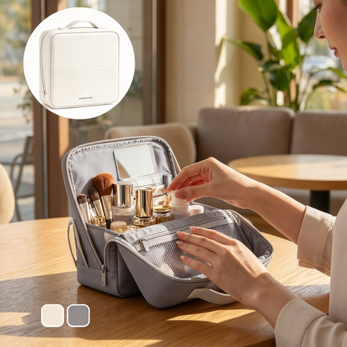 Portable Standing Makeup Bag