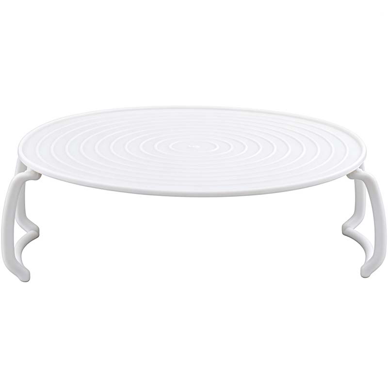4-in-1 Multifunctional Microwave Tray (Splash Guard, Carrying Tray, and Stacking Rack) 🍲