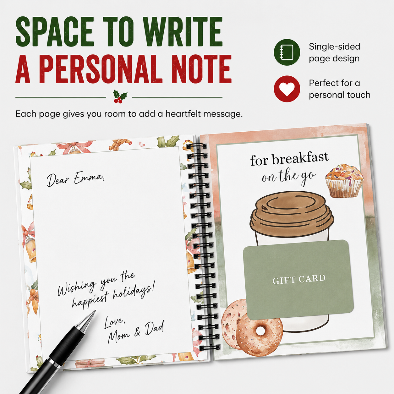 🔥 LIMITED-TIME 50% OFF — Christmas Gift Card Book