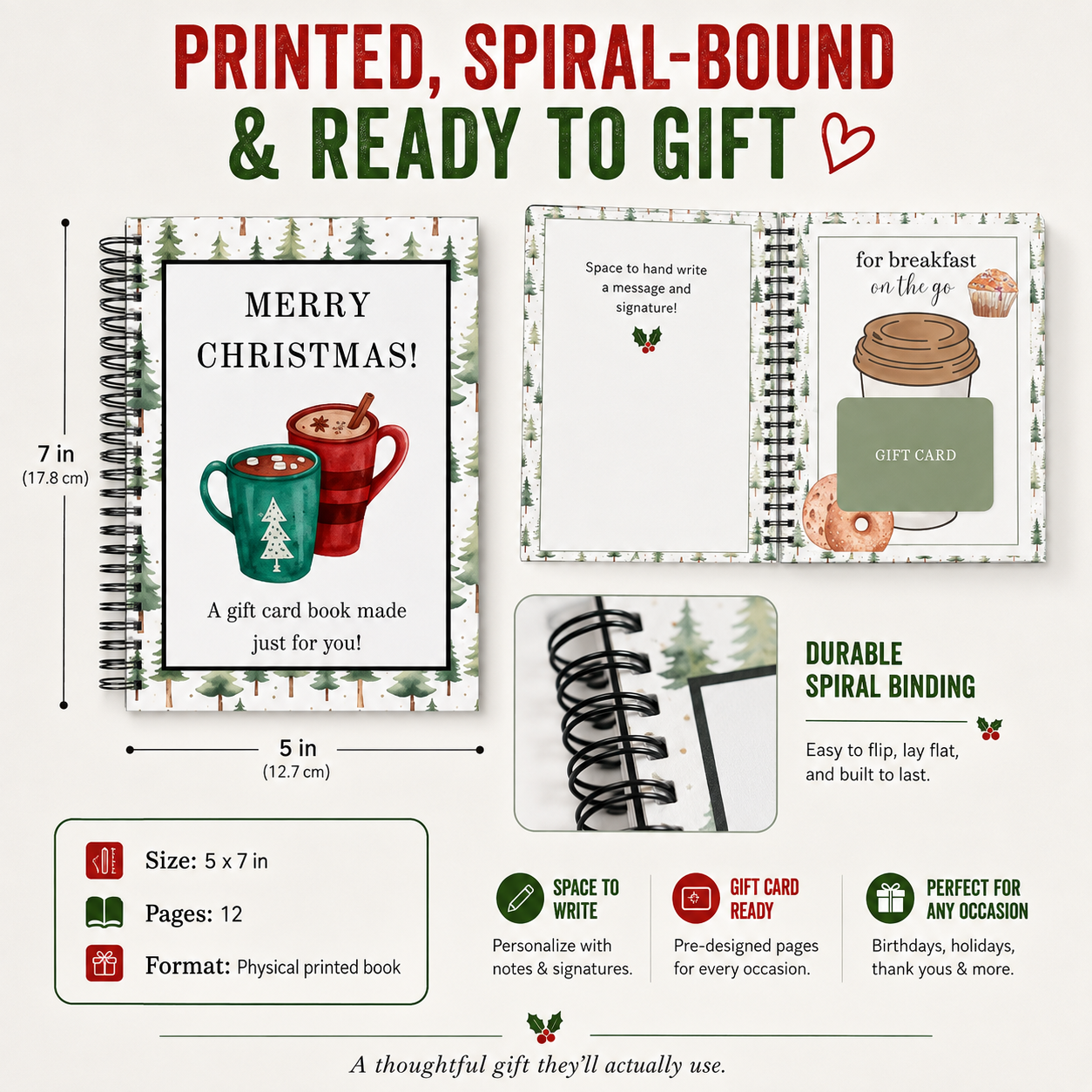 🔥 LIMITED-TIME 50% OFF — Christmas Gift Card Book