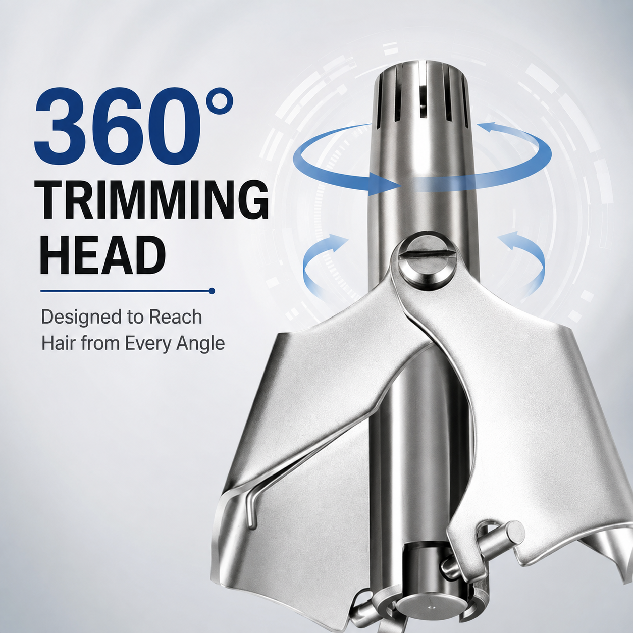 ✂️ Manual Nose Hair Trimmer – Precision Grooming. No Battery Needed