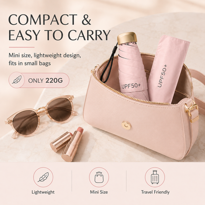 Portable Capsule Umbrella with Dual Purpose Design