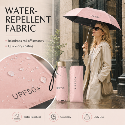 Portable Capsule Umbrella with Dual Purpose Design