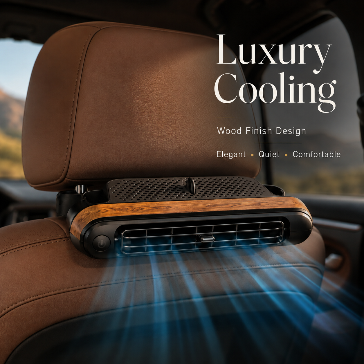 ☀️SUMMER SALE 50% OFF❄️💨 Rechargeable Clip On Car Seat Fan with LED Display