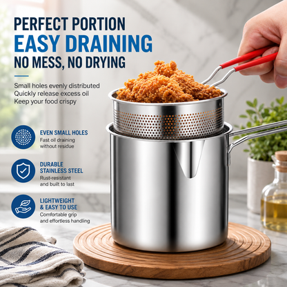 304 Stainless Steel Multifunctional Fryer