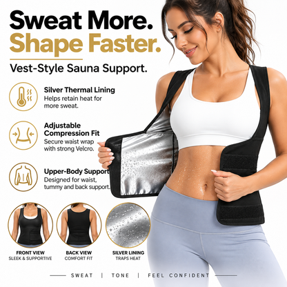 Women's Zip-Up Compression Shapewear Vest
