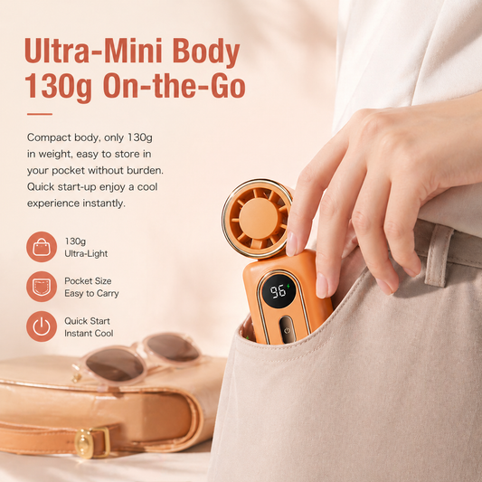 Portable 3 in 1 Clip Fan with Rechargeable Battery