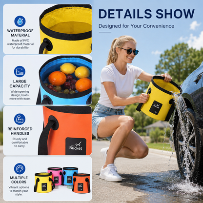 Portable Folding Water Storage Bucket