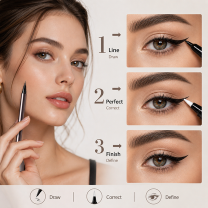 Dual-Ended 24H Waterproof Eyeliner