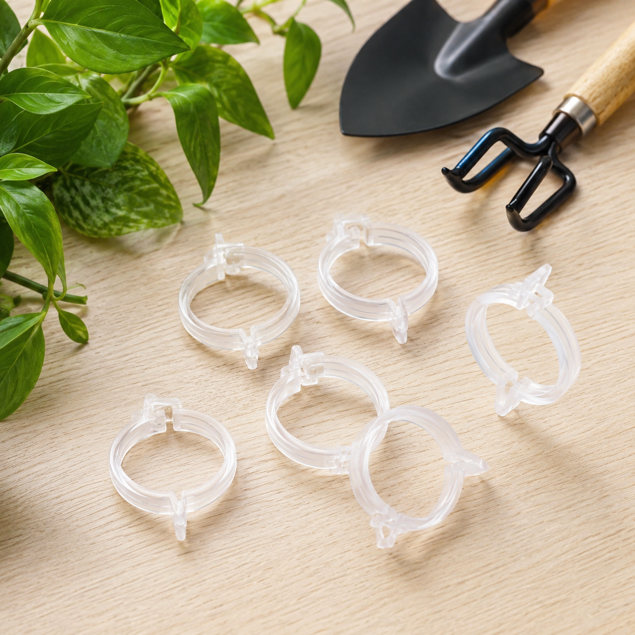 Plant Support Clips, Upright Growth Support for Tomato & Grape Vines【100pcs】