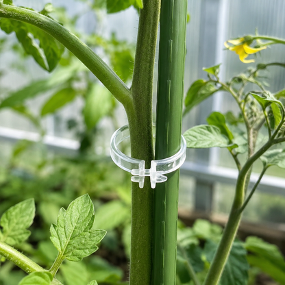 Plant Support Clips, Upright Growth Support for Tomato & Grape Vines【100pcs】