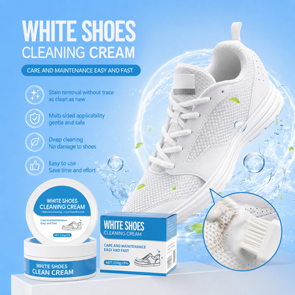 White Shoe Cleaning Cream for Sneakers and Shoes