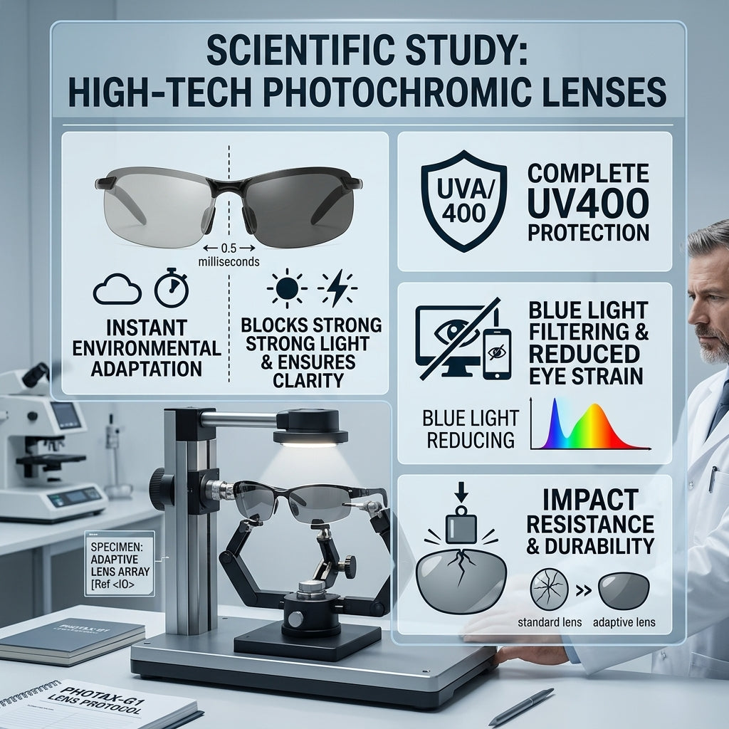 🔥 Intelligent Auto-Focus Zoom Glasses👓 - Blue Light Blocking & Anti-Eye Strain Rimless Eyewear
