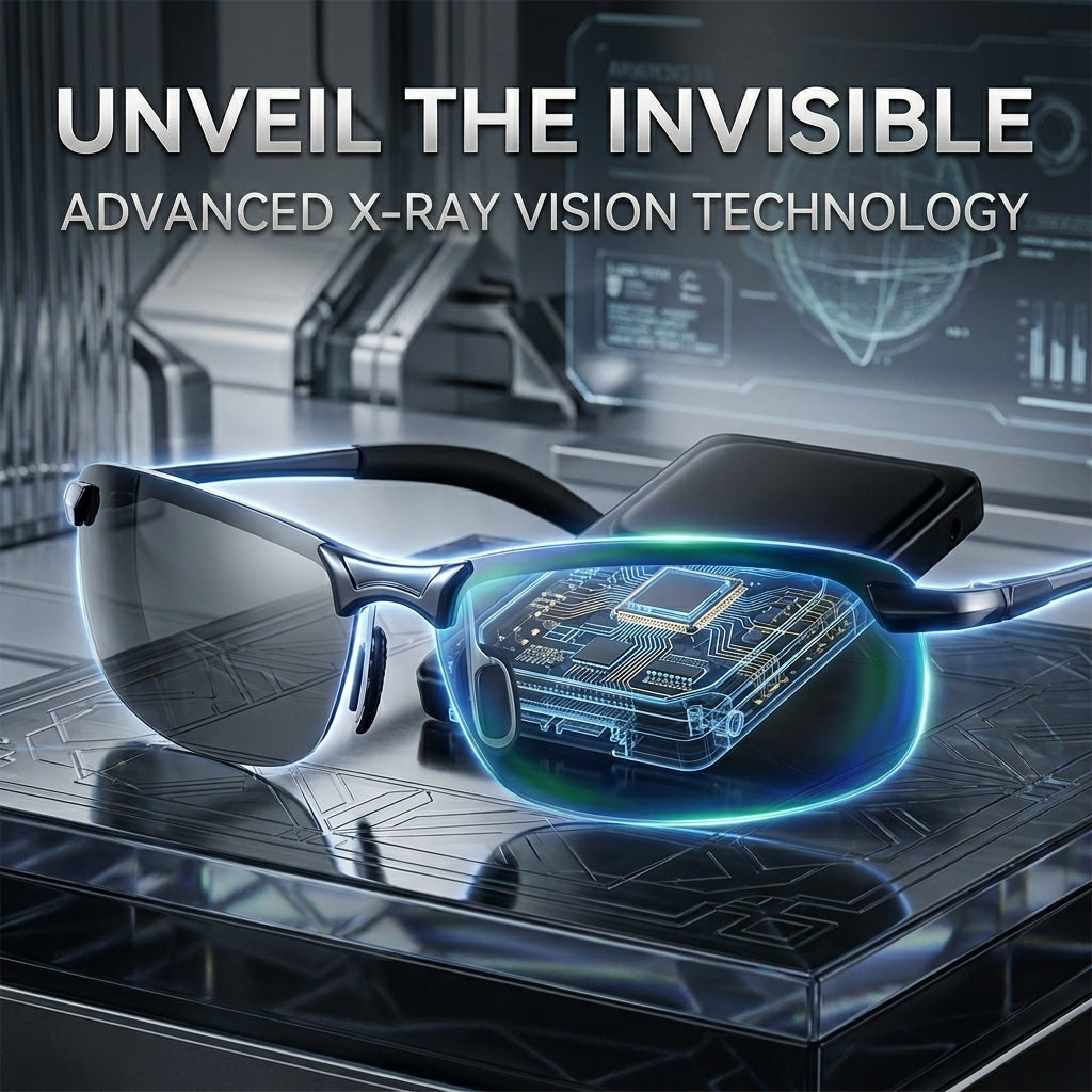 🔥 Intelligent Auto-Focus Zoom Glasses👓 - Blue Light Blocking & Anti-Eye Strain Rimless Eyewear