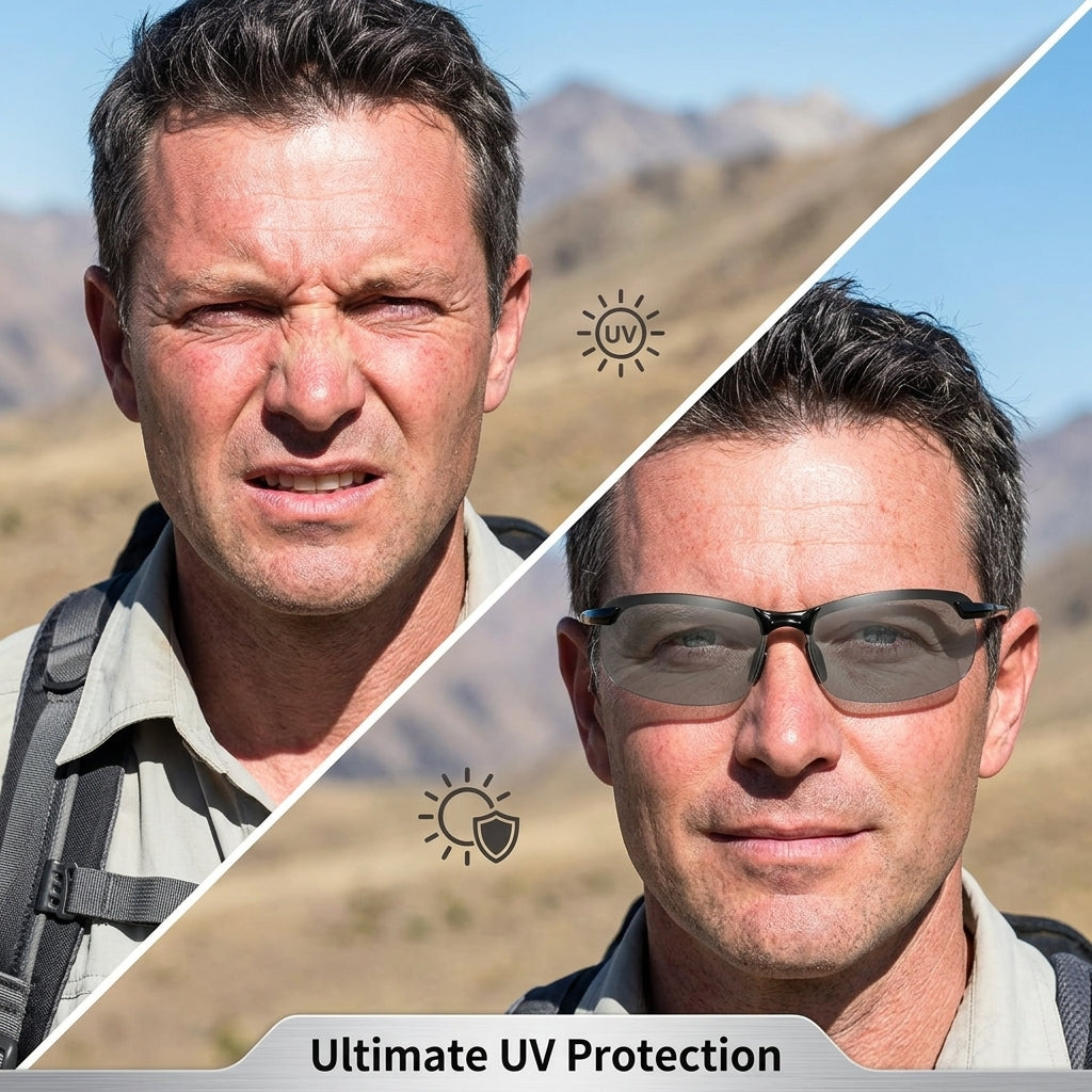 🔥 Intelligent Auto-Focus Zoom Glasses👓 - Blue Light Blocking & Anti-Eye Strain Rimless Eyewear