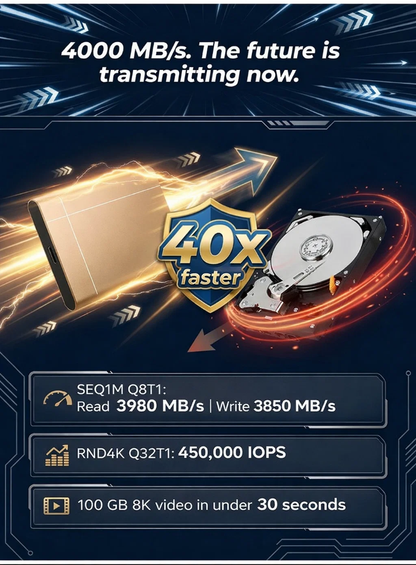 High-Speed Portable External Solid State Drive