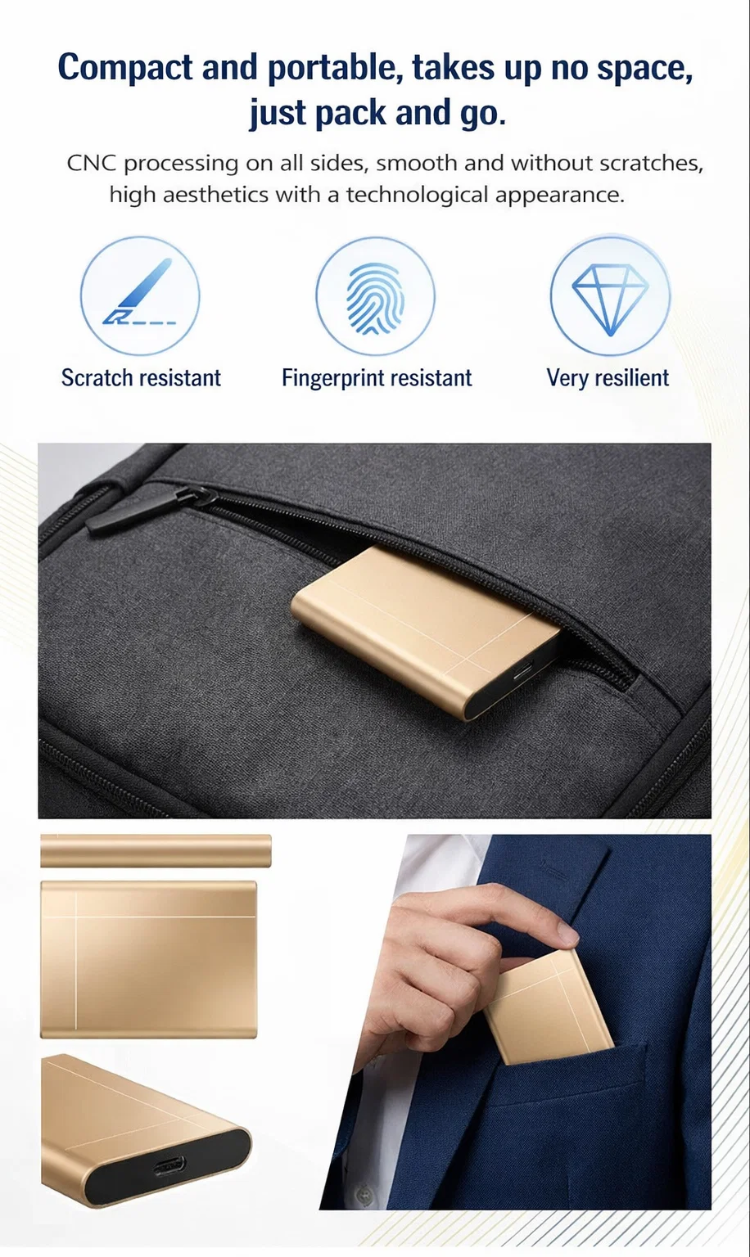 High-Speed Portable External Solid State Drive