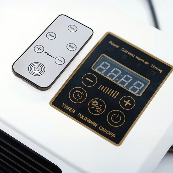 Remote control and touch panel for climate unit