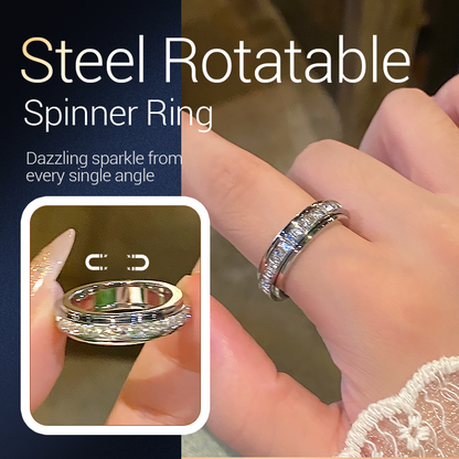 Titanium Steel Anxiety Rings - Spinning Anti-Anxiety