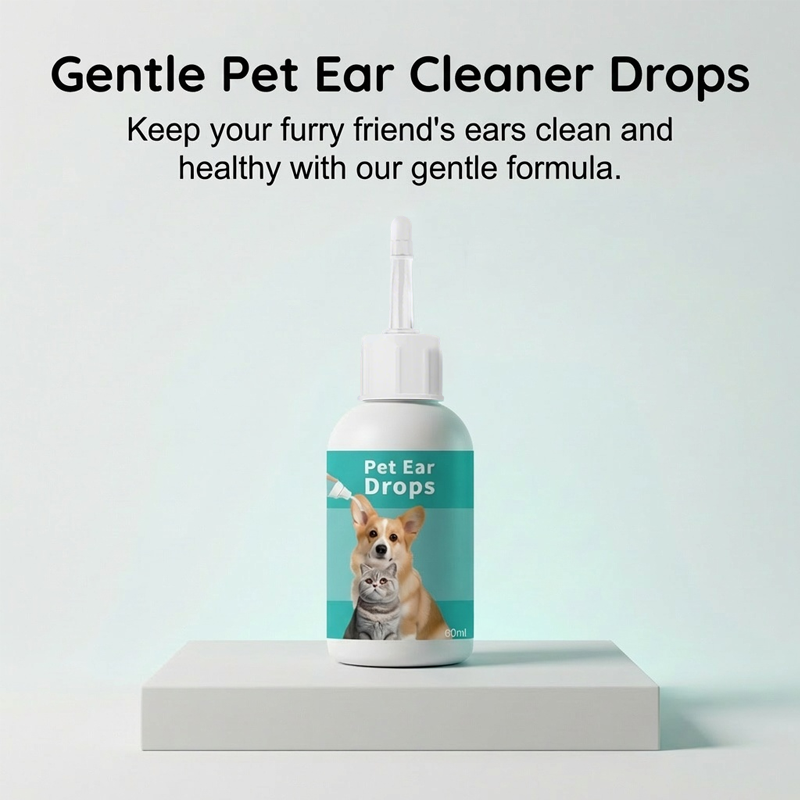 🐱🐶 Gentle Pet Ear Cleansing Drops—Say Goodbye to Outer Ear Canal Diseases