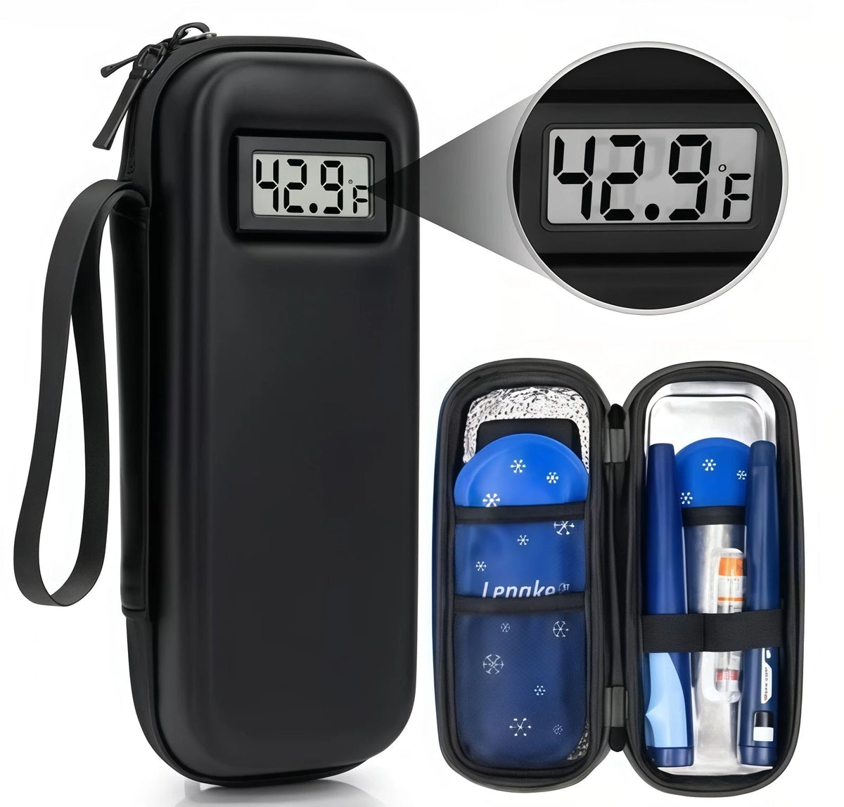 🔥Insulin Cooler Travel Case with Temperature Display
