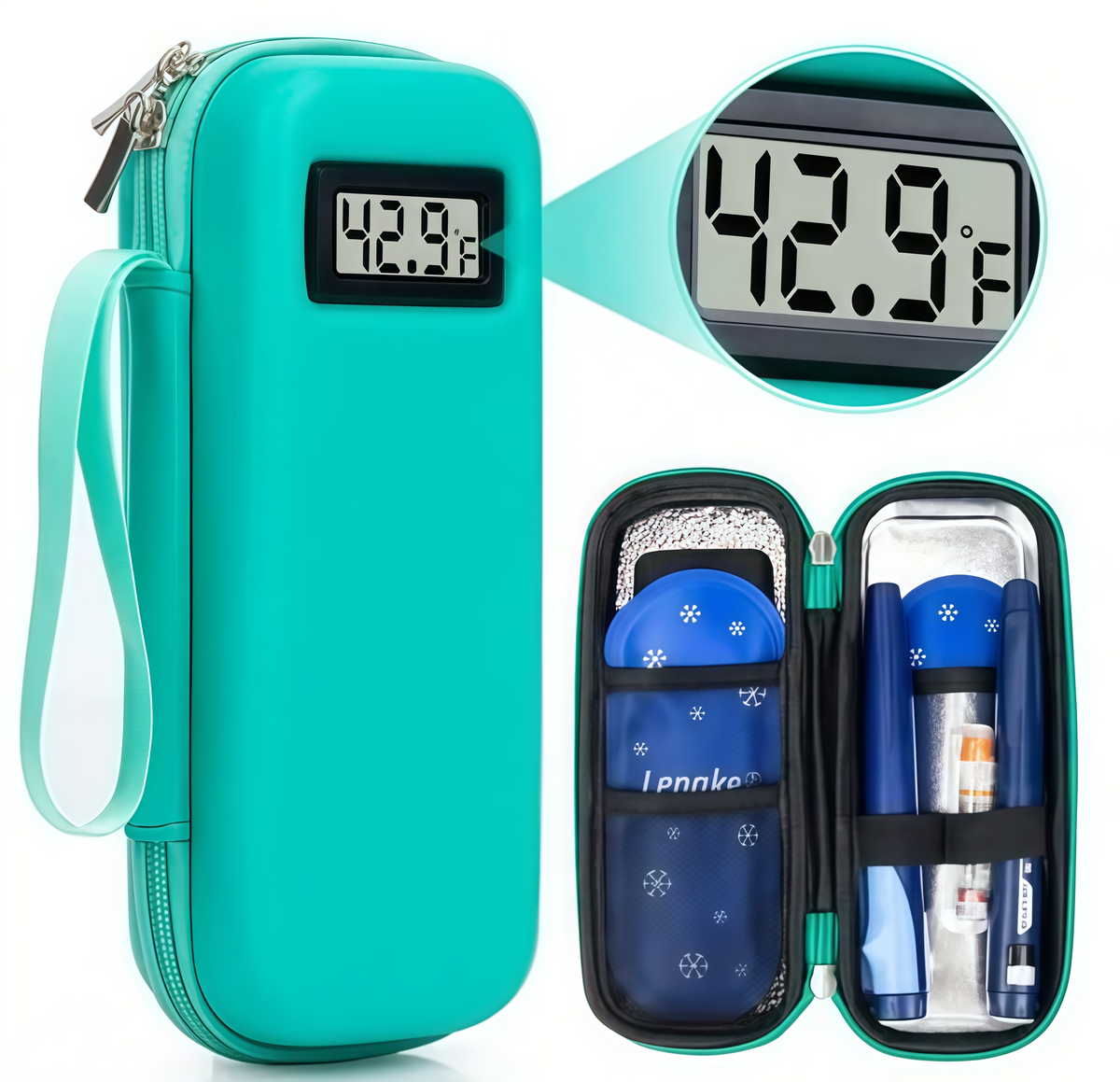 🔥Insulin Cooler Travel Case with Temperature Display