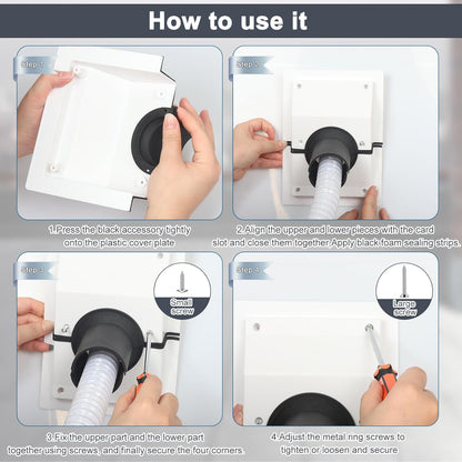 🔥HVAC Wall Penetration & Line-Set Cover Kit – Retrofit Finish Solution