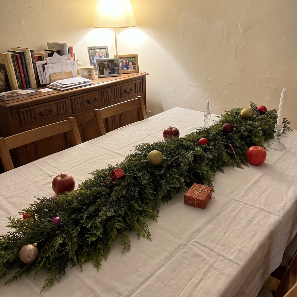 6FT Artificial Cedar Christmas Garland