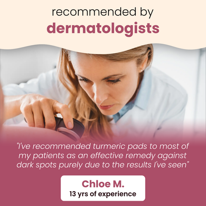 Brightening turmeric & kojic acid pads