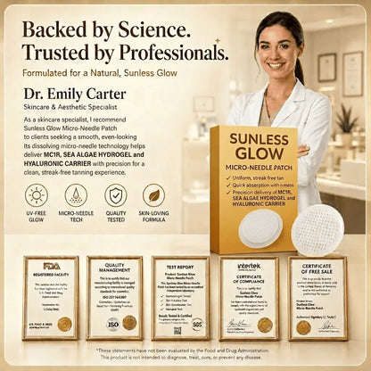Sunless Glow Micro-Needle Tanning Patch