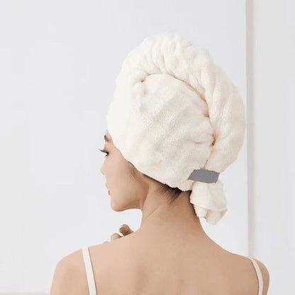 Ultra Absorbent Fast-Drying Hair Turban