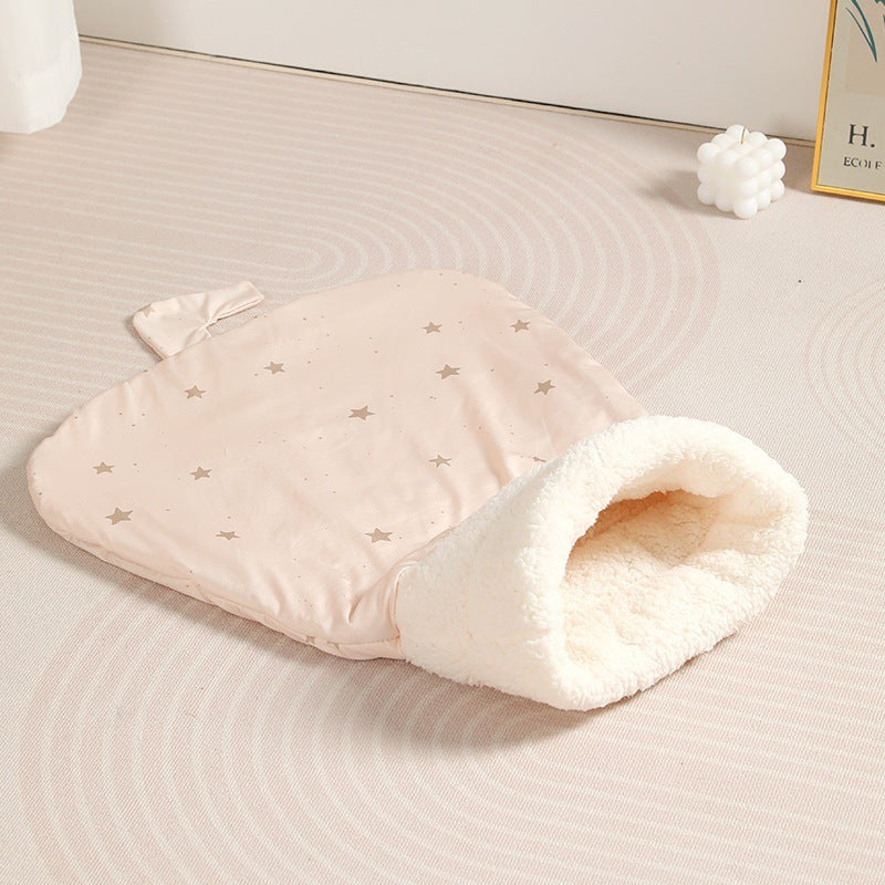 🐾 LIMITED-TIME 50% OFF! 🛌 Cozy Pet Nest for Cats and Dogs – Semi-enclosed, Ultra-soft, Washable ✨