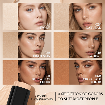 6 Color Dual Ended Foundation Stick