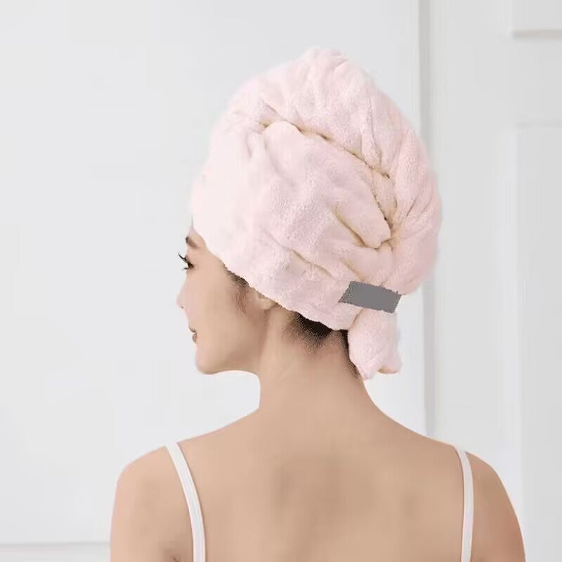Ultra Absorbent Fast-Drying Hair Turban