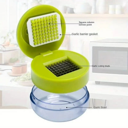 One-Press Garlic Chopper with Storage Container