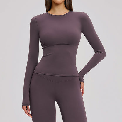 Soft Single-Layer Basic Long Sleeve Shirts See Through Breathable Wear Casual Sporty Shirt