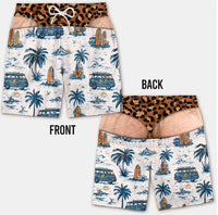 Leopard print coconut tree Style