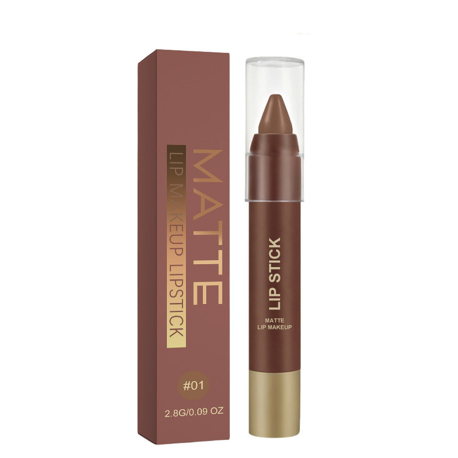 Matte Brown Lipstick| Waterproof Non-Stick Cup