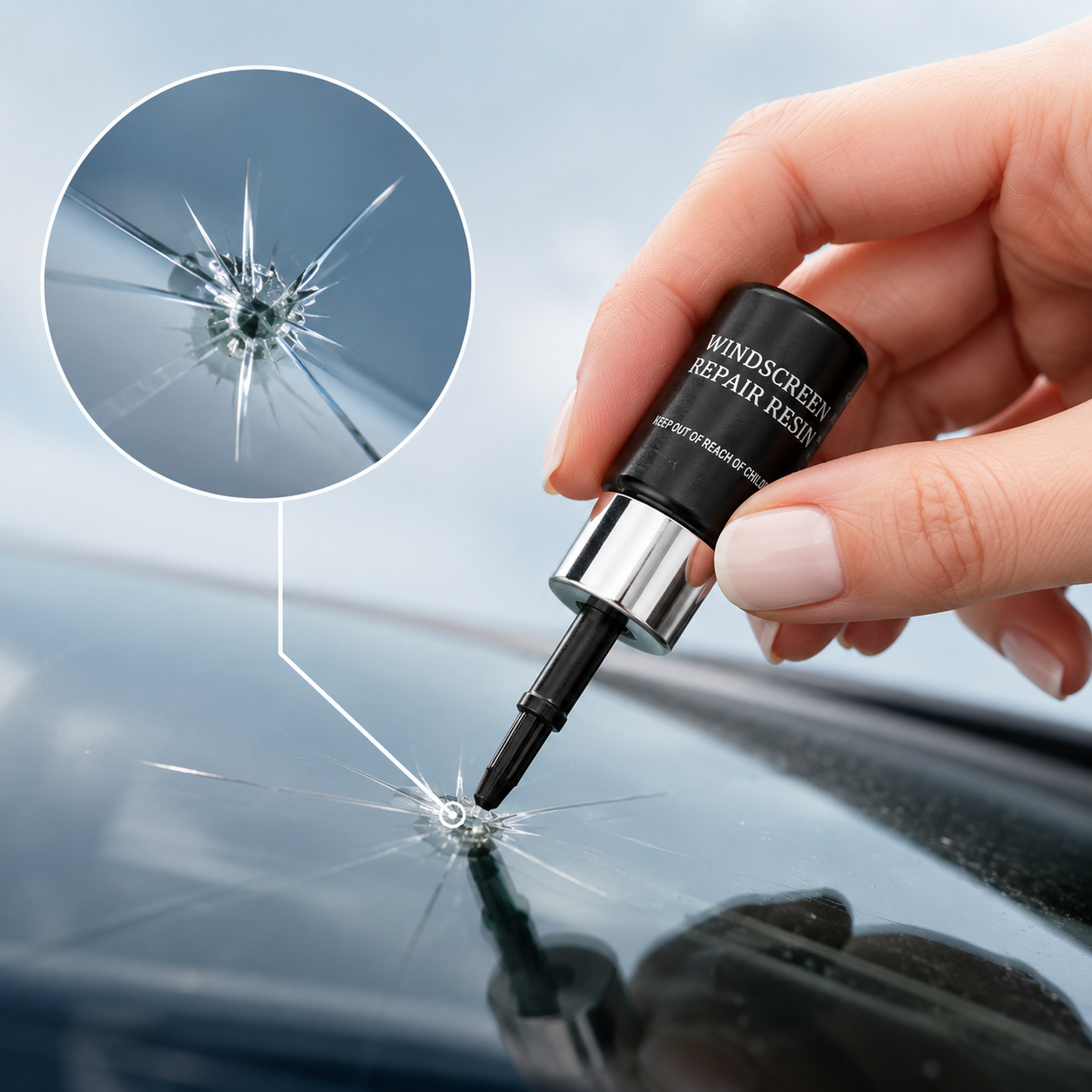 Car Windshield Crack Repair Kit– Fast DIY Glass Fix