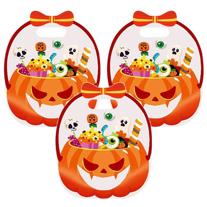 👻Halloween Bestsellers-50%off🎃Halloween Transparent Pumpkin Favor Bags✨Perfect for Party, Trick-or-Treat, Classroom Gifts