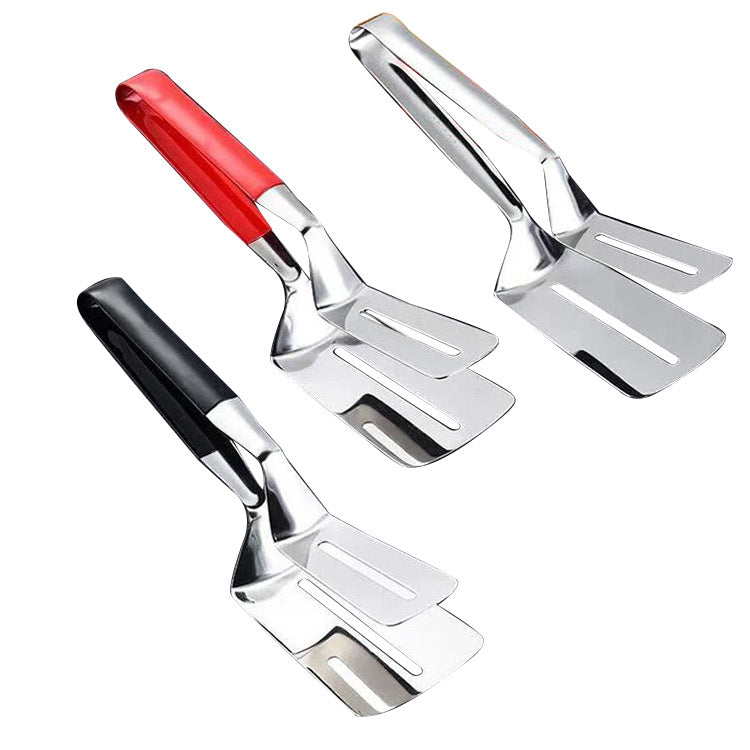 🍳 2-in-1 Stainless Steel Spatula Tongs – Grip, Flip & Serve