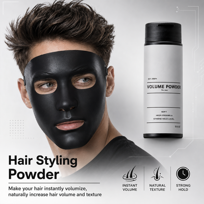 Men's Hair Texture Powder for Natural Volume and Hold