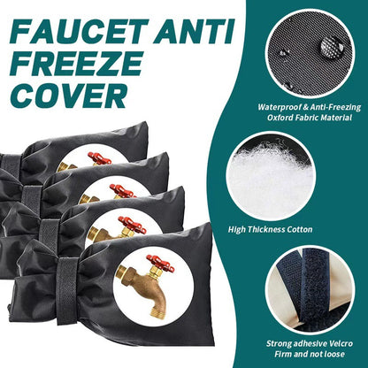 ❄️ Outdoor Faucet Cover | Winter Freeze Protection Insulated Spigot Protector