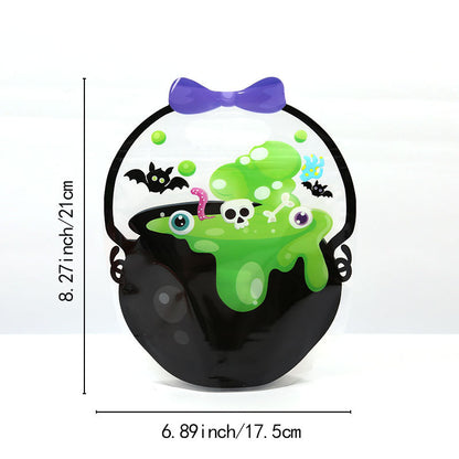 👻Halloween Bestsellers-50%off🎃Halloween Transparent Pumpkin Favor Bags✨Perfect for Party, Trick-or-Treat, Classroom Gifts