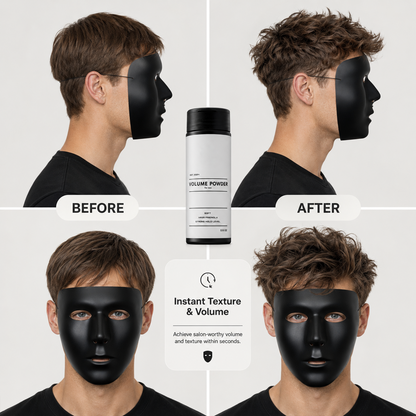 Men's Hair Texture Powder for Natural Volume and Hold