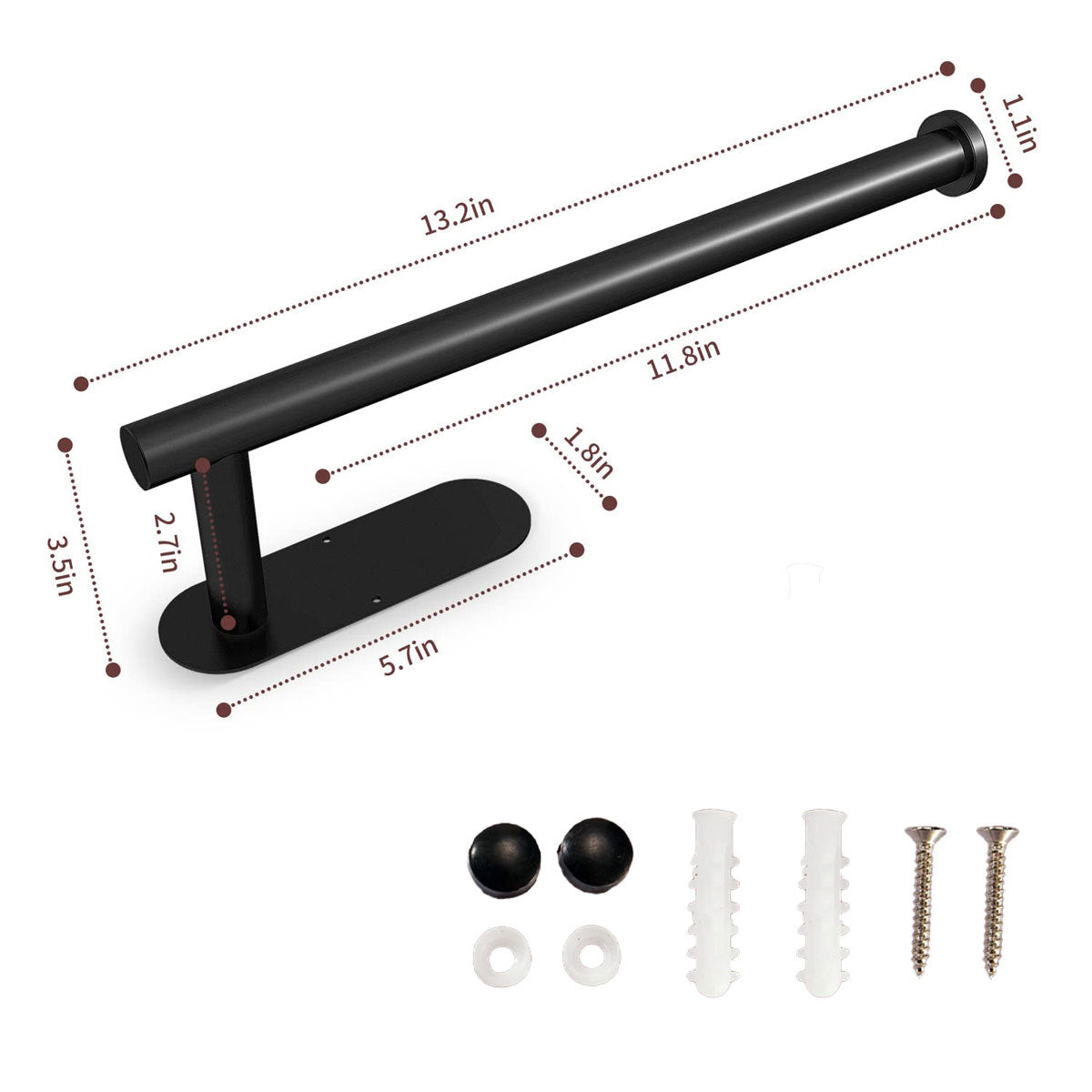 Stainless Steel Wall Mount Paper Towel Holder