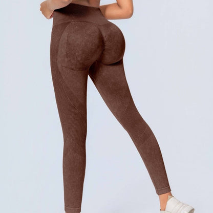 Women's High-Waisted Seamless Leggings, Sculpting & Butt-Lifting Workout Pants