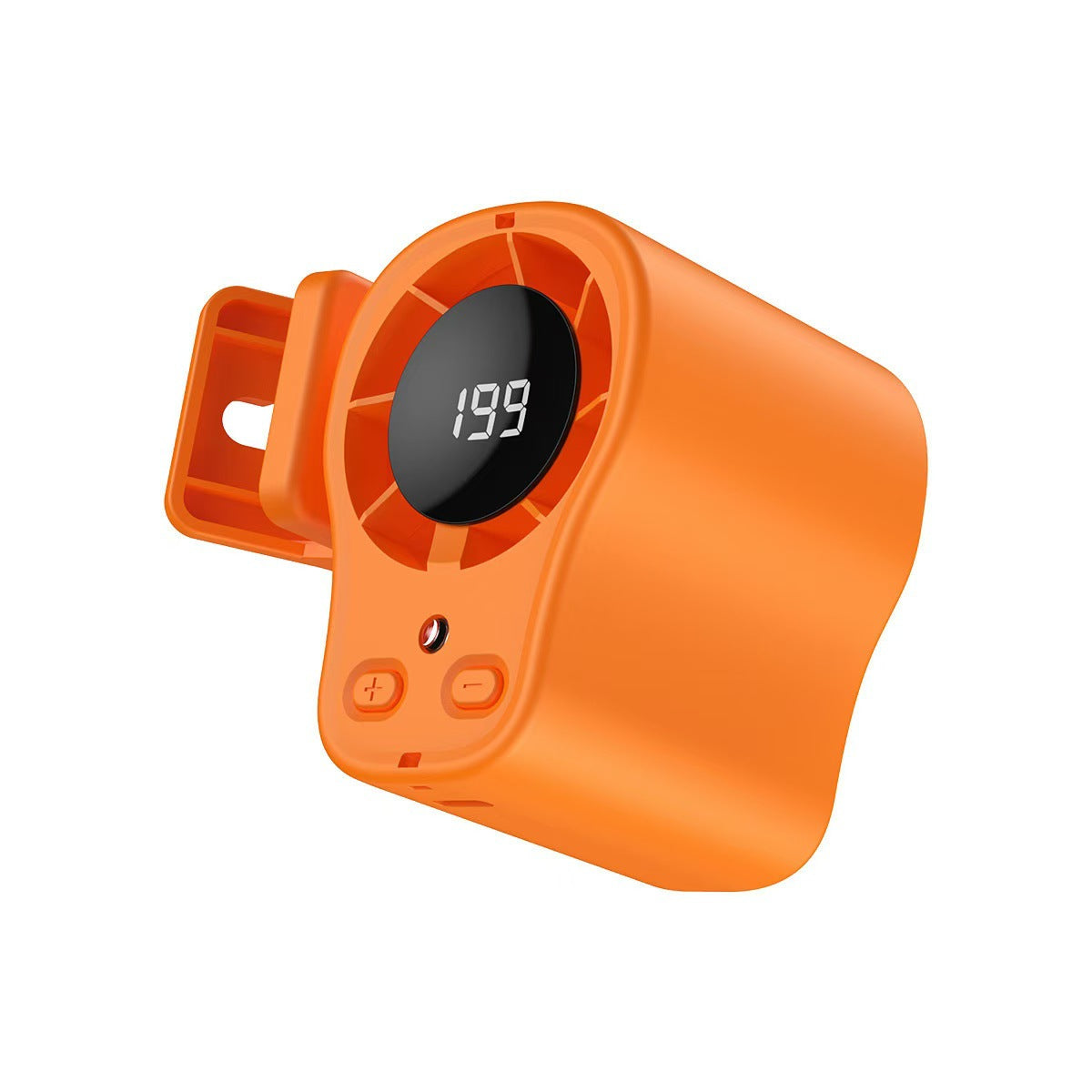 Car Clip Fan with 360° Rotation & USB Rechargeable
