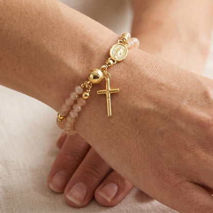 Handcrafted rosary bracelets -  A Warm Companion for Your Faith Journey📿