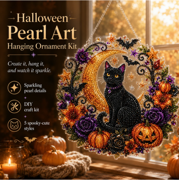 ✨🎃Halloween Pearl Art Hanging Ornament Kit👻